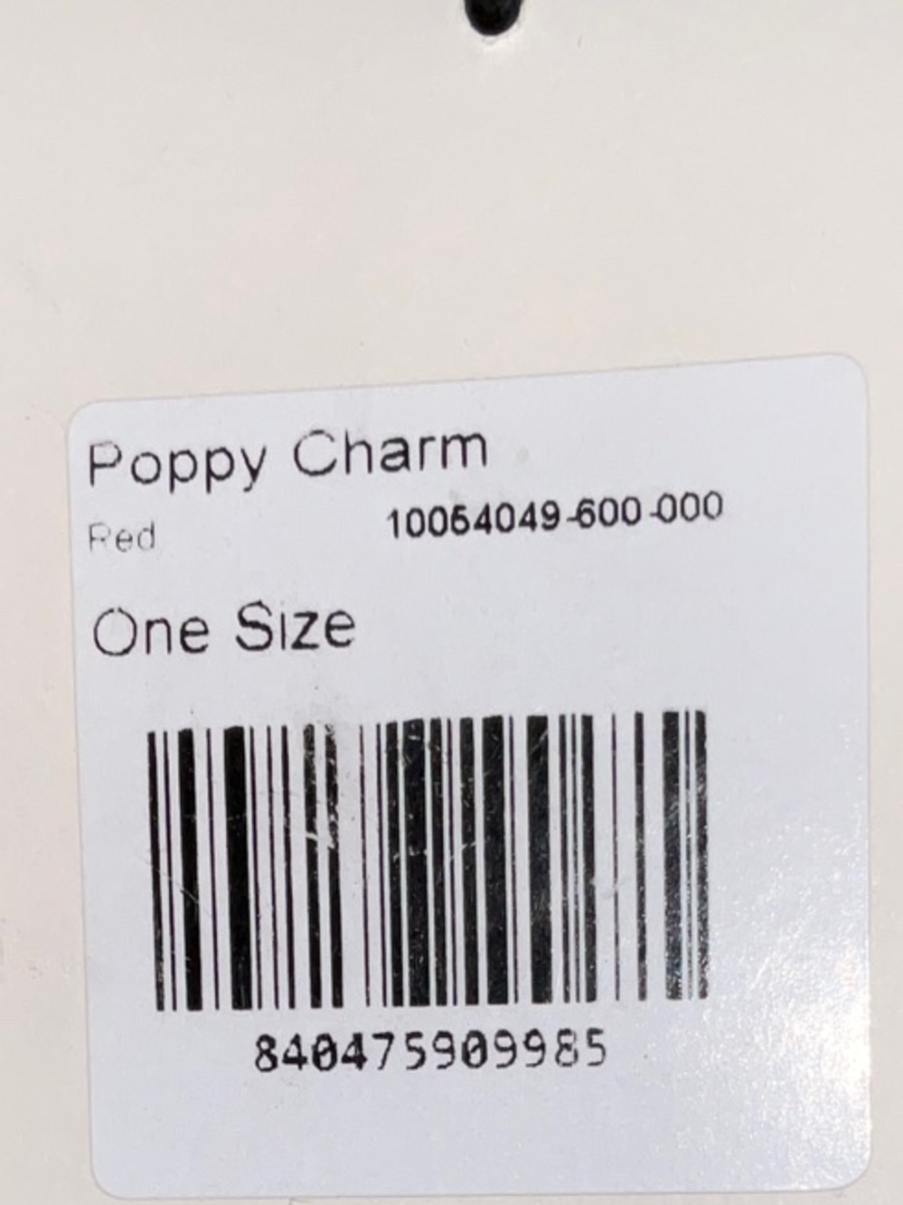 Cuyana Red Poppy Leather Bag Charm - Picture 6 of 6